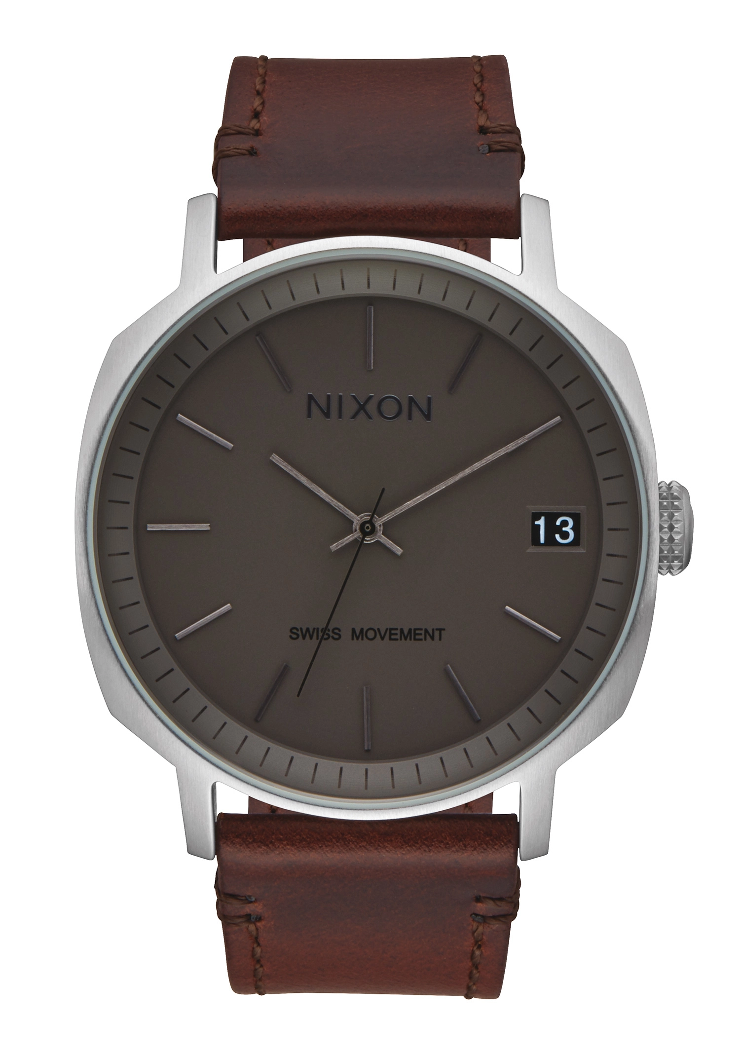 Nixon The Regent II Charcoal / Dark Brown A9732342