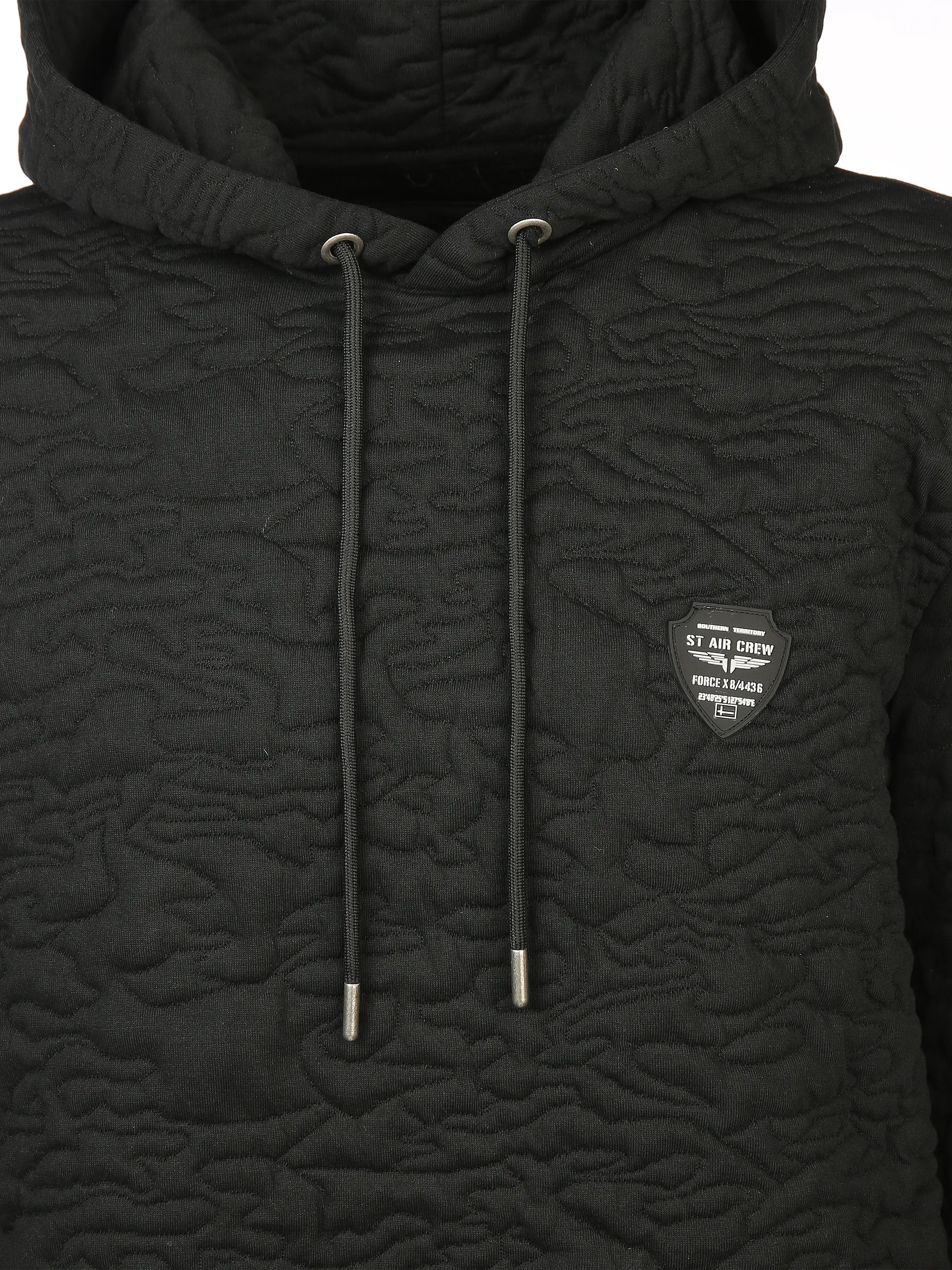 Herren Kapuzensweatshirt mit Struktur