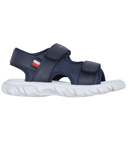 Tommy Hilfiger Sandalen - Klettband - Blau