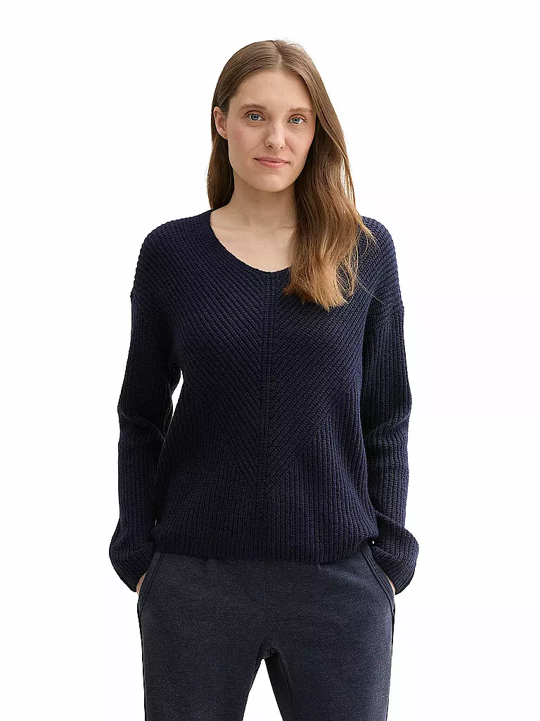 TOM TAILOR Pullover dunkelblau