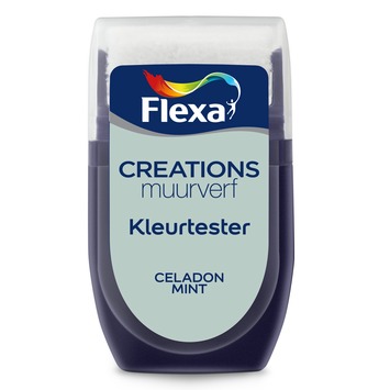 Flexa Creations muurverf Kleurtester Celadon Mint mat 30ml