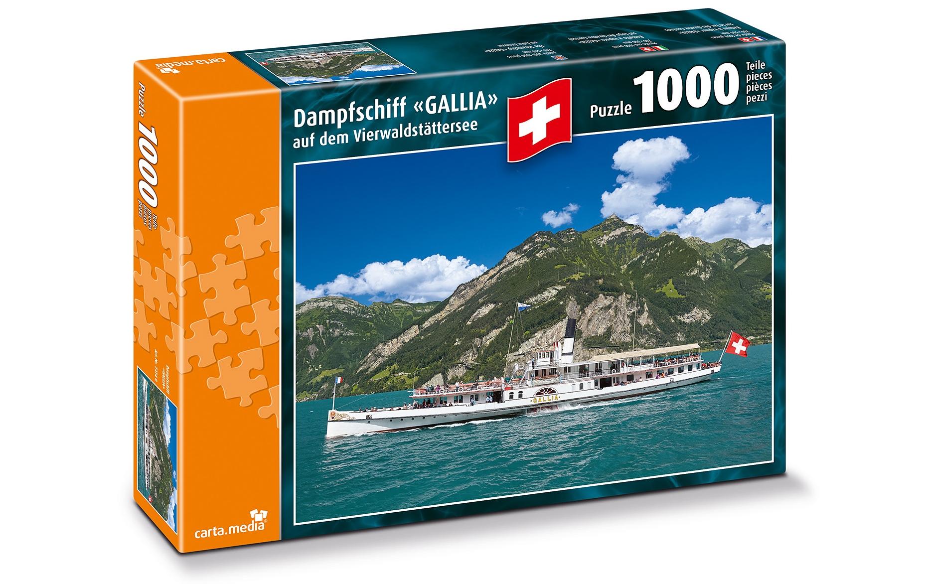 Puzzle Dampfschiff «Gallia»Puzzle im Format 70 x 50 cm