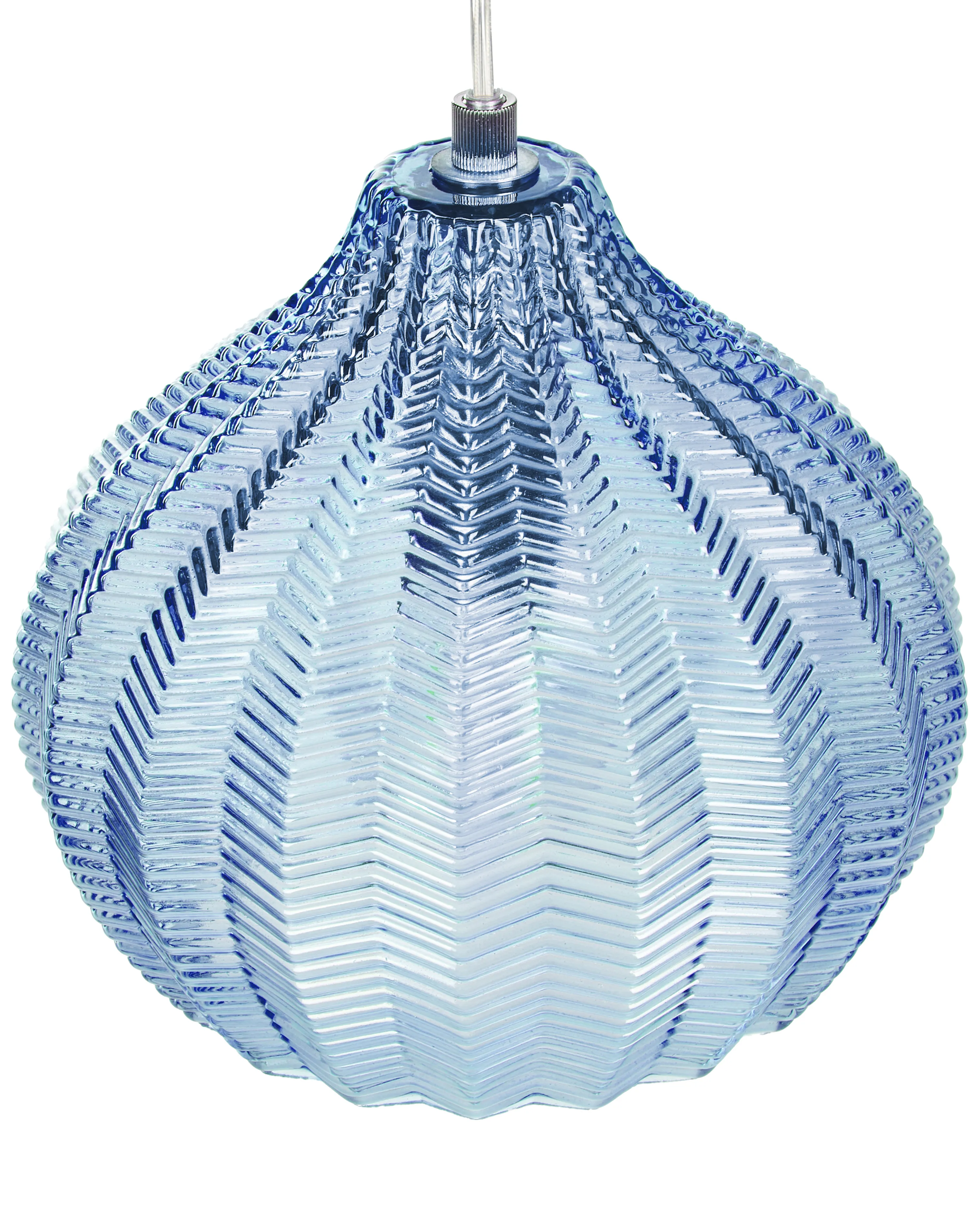 Hanglamp KEILA Glas Blauw