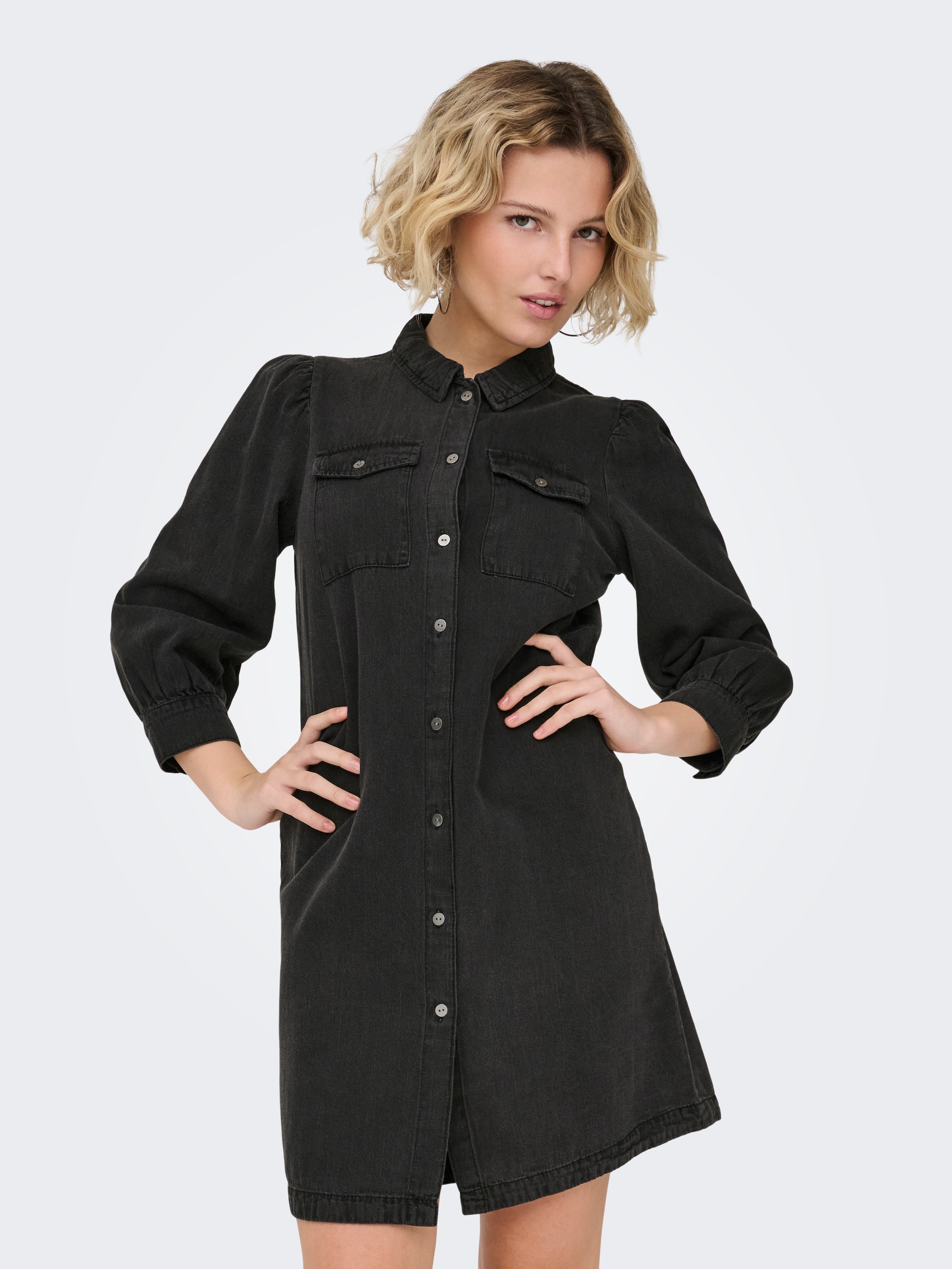 ONLY Jeanskleid »ONLFELICA DNM DRESS NOOS« Brusttaschen