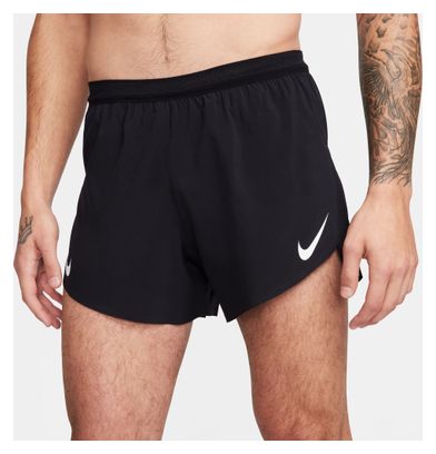 Short splité Nike AeroSwift 4in Noir Homme