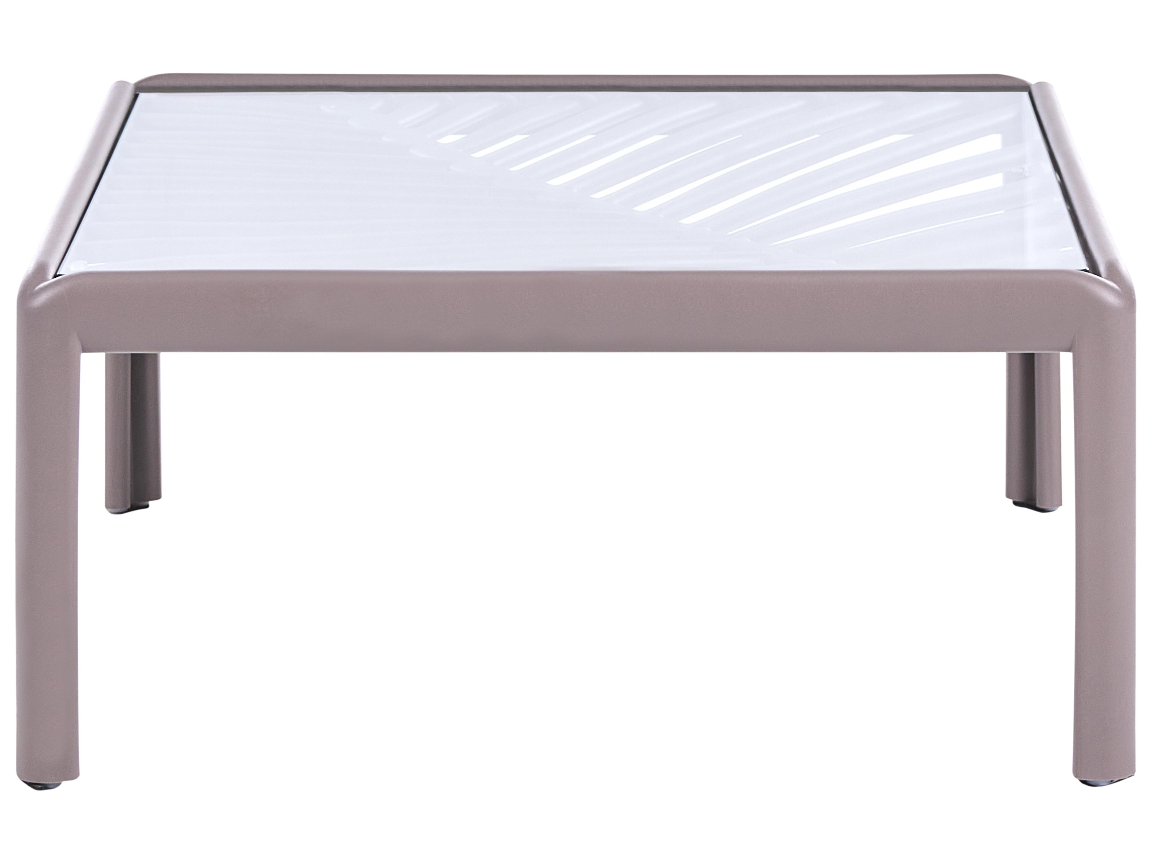 Tuin salontafel FERRETTI 69 cm 69 cm Taupe