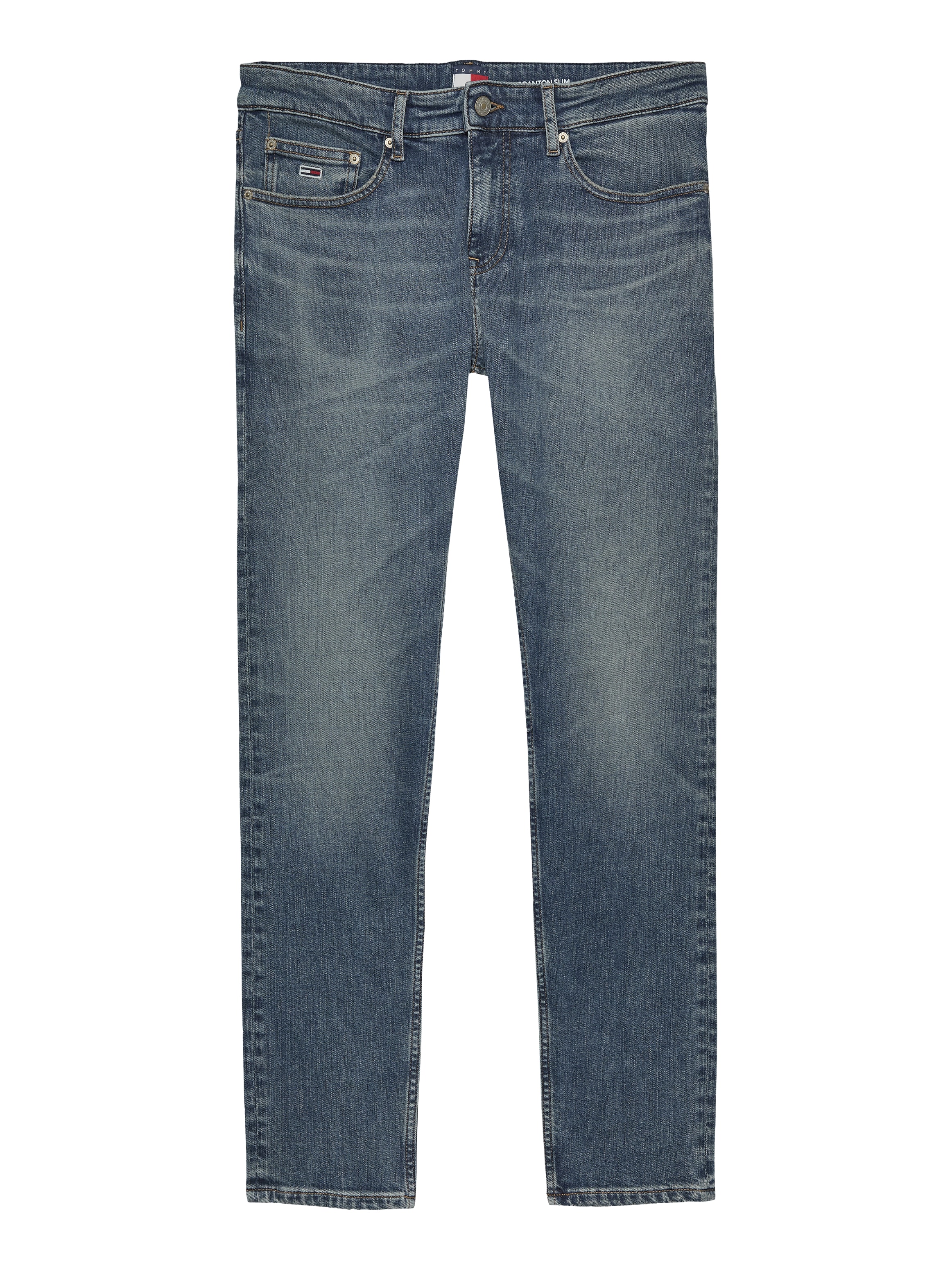 Tommy Jeans Slim-fit-Jeans »Scanton Slim«, Slim‑Fit‑Jeans mit mittlerer Leibhöhe, 5‑Pocket‑Design