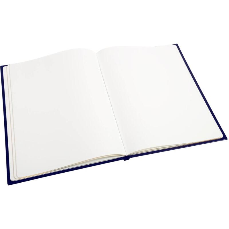 Livre d'or Balacron avec titre 100 pages blanches - 27x22 cm vertical - Couleurs assorties