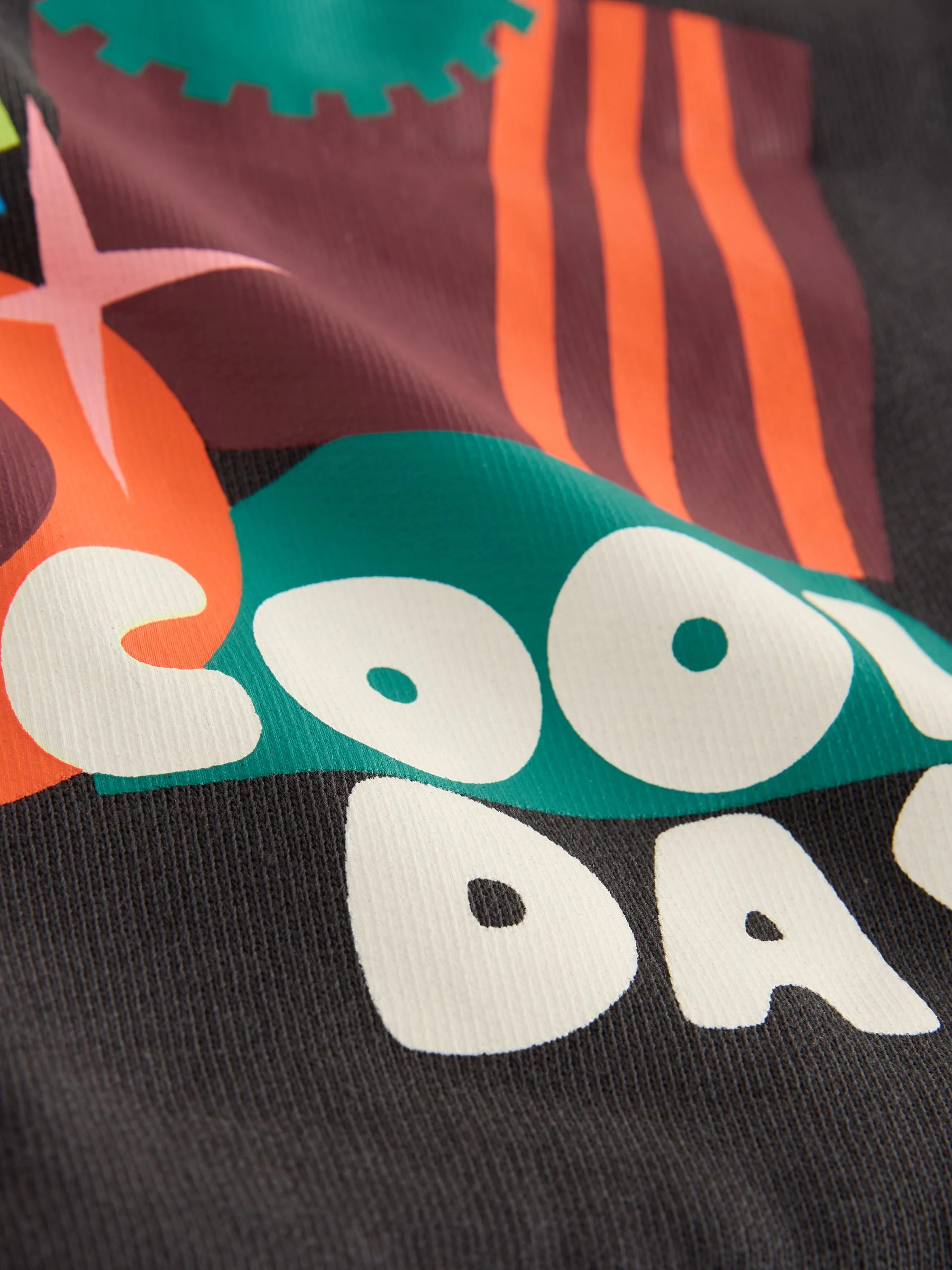 Antracietgrijs, helder - Jersey sweatshirt met ronde hals en print op de rug (3mnd -7jr)