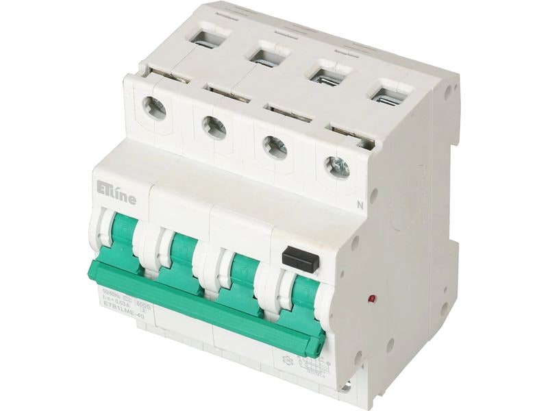 Max Hauri Build FI / LS 3P N 16 A Kombinationsschutzschalter
