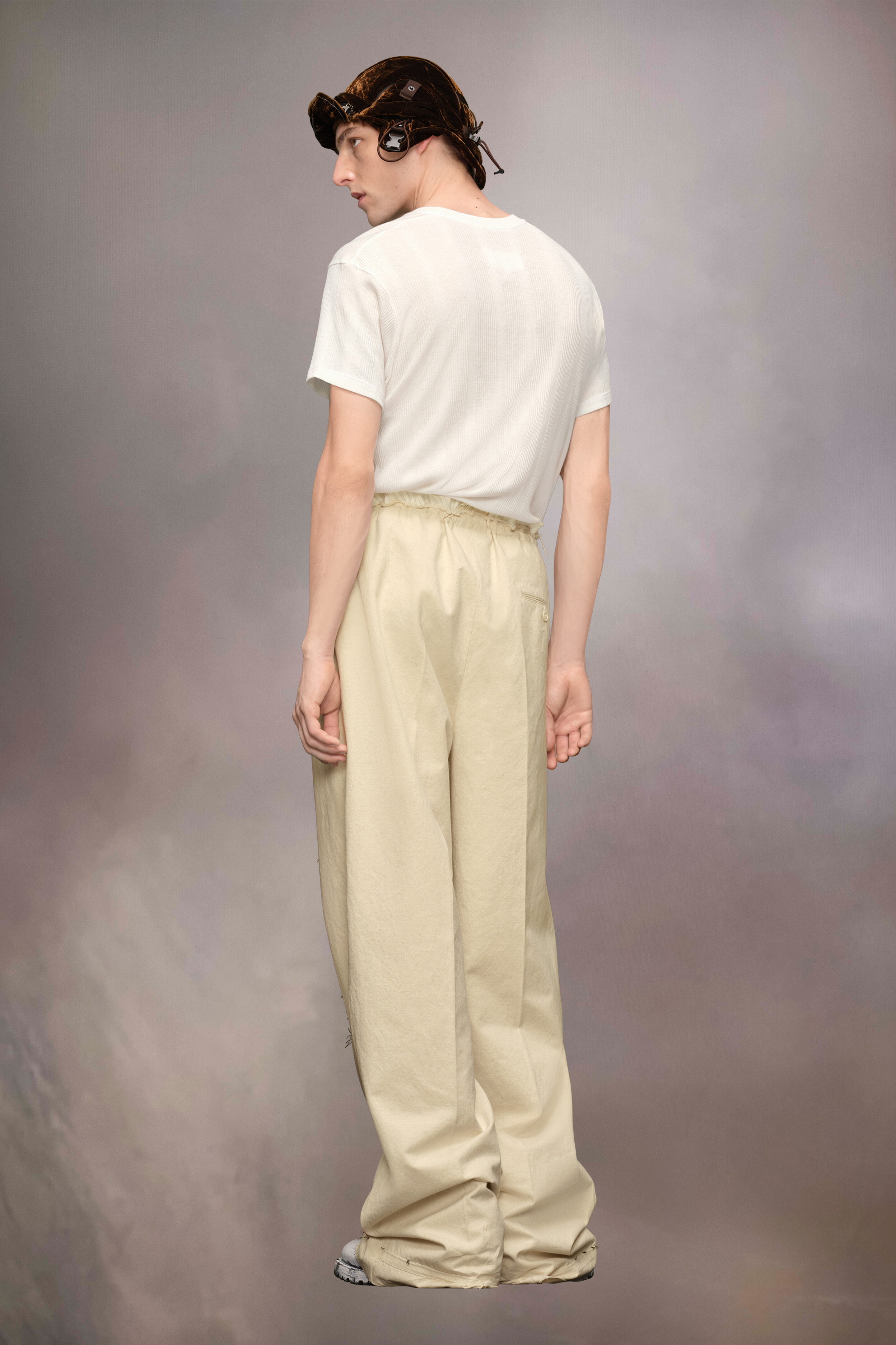 Pantalon Work-in-progress Ecru