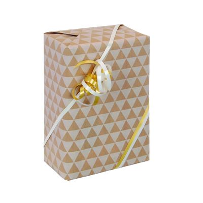 Logistipack - Papier cadeau kraft - 70 cm x 50 m - 60 g/m² - losanges