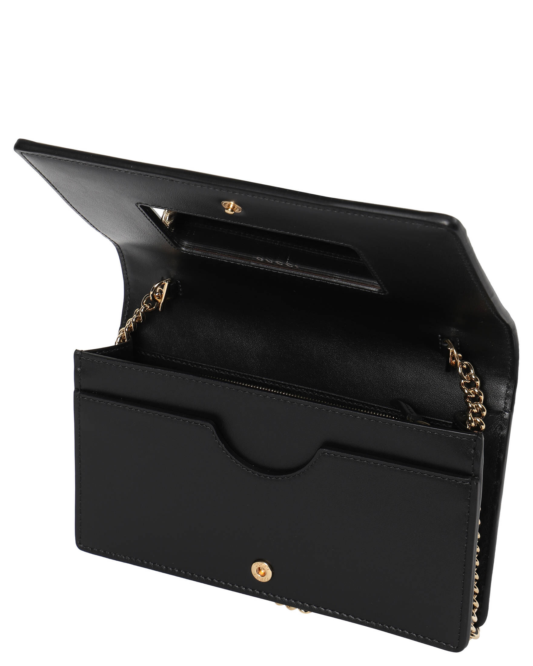 Gucci| Damen Brieftasche WALLET ON CHAIN mit abnehmbarem Riemen