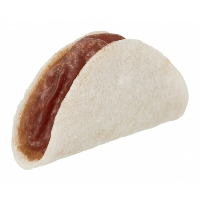 Friandises pour chien Tacos peau de boeuf fourrée