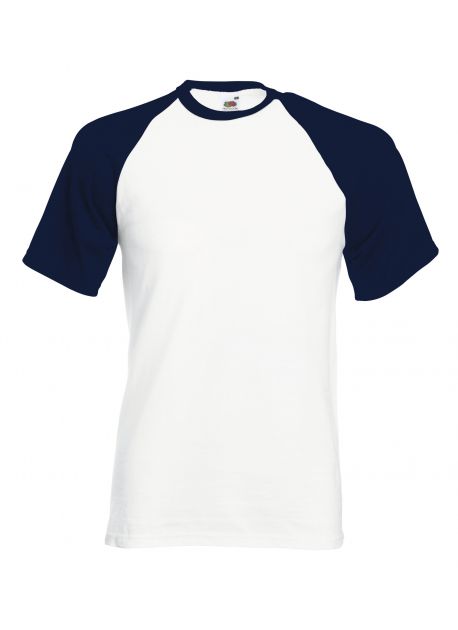 Fruit of the Loom 61-026-0 - T-shirt Baseball Coton Premium à Manches Raglan