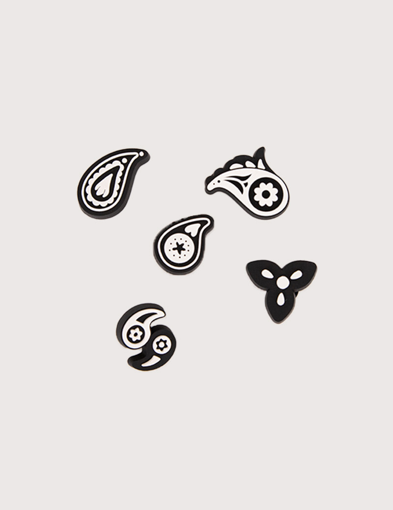 CROCS PACK DE 5 JIBBITZ PAISLEY BANDANA