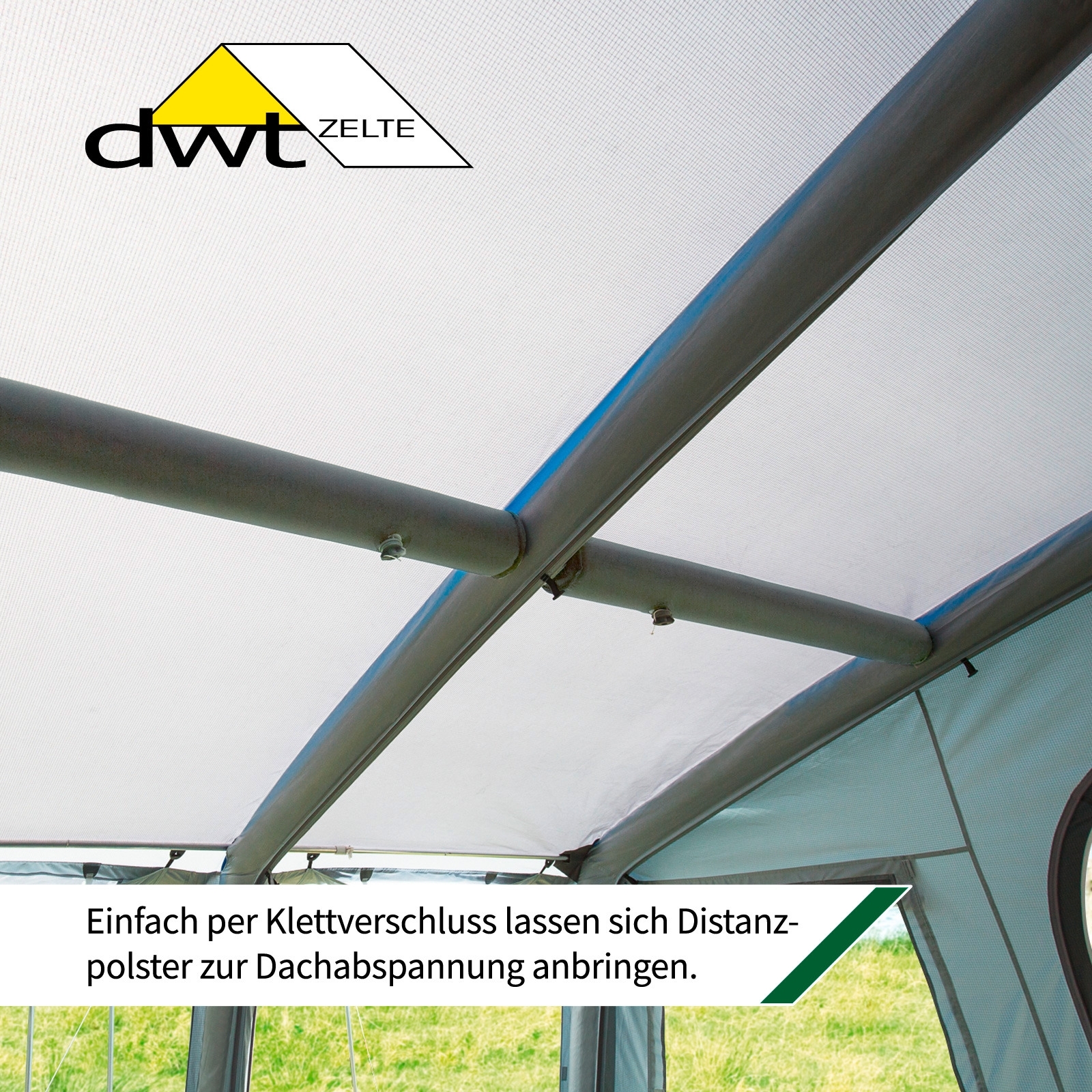 DWT Space Air HQ 320 XL aufblasbares Luftvorzelt Anbauhöhe 265 - 280 cm