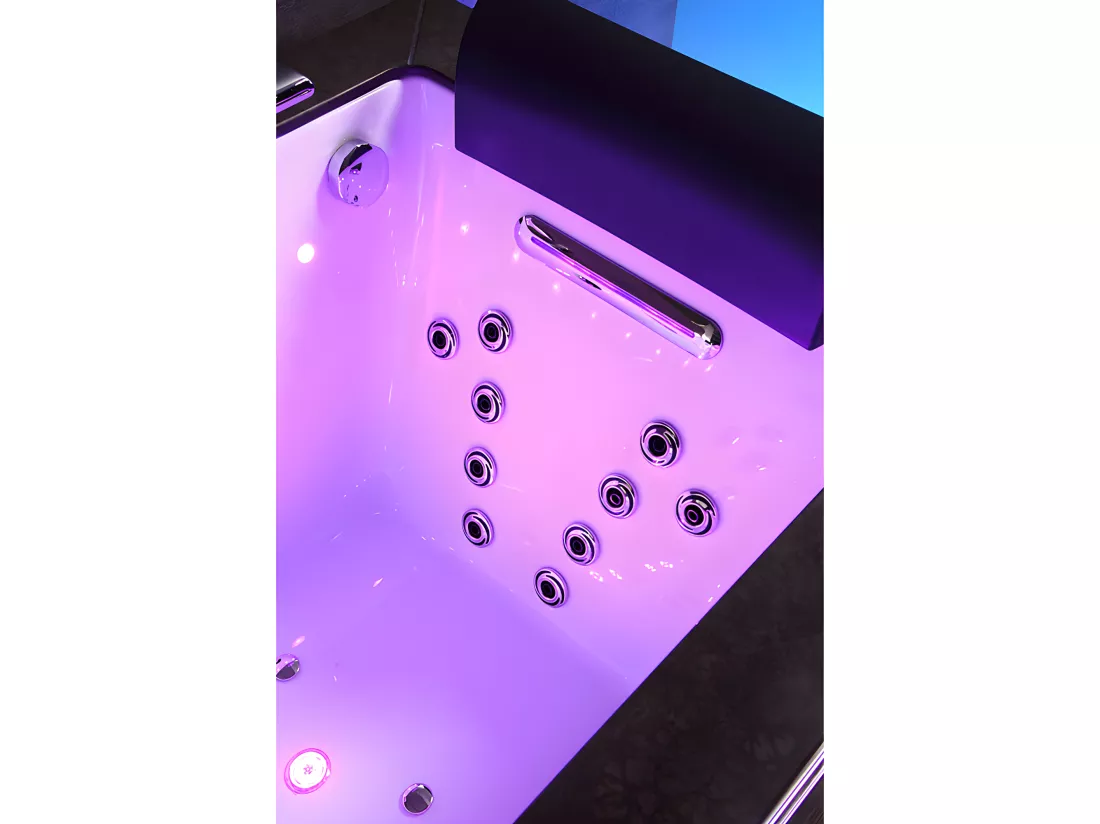 Baignoire balneo Thérapeutique ALTESS BLACK170 2 places ARCHIPEL® - 170x86