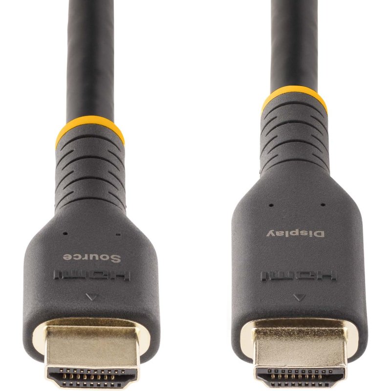 StarTech.com Câble HDMI Actif de 10m avec Ethernet - HDMI 2.0 4K 60Hz UHD - Cordon HDMI Robuste avec Fibre Aramide - Câble HDMI Haute Vitesse Durable - Câble HDMI 2.0 Gros Calibre