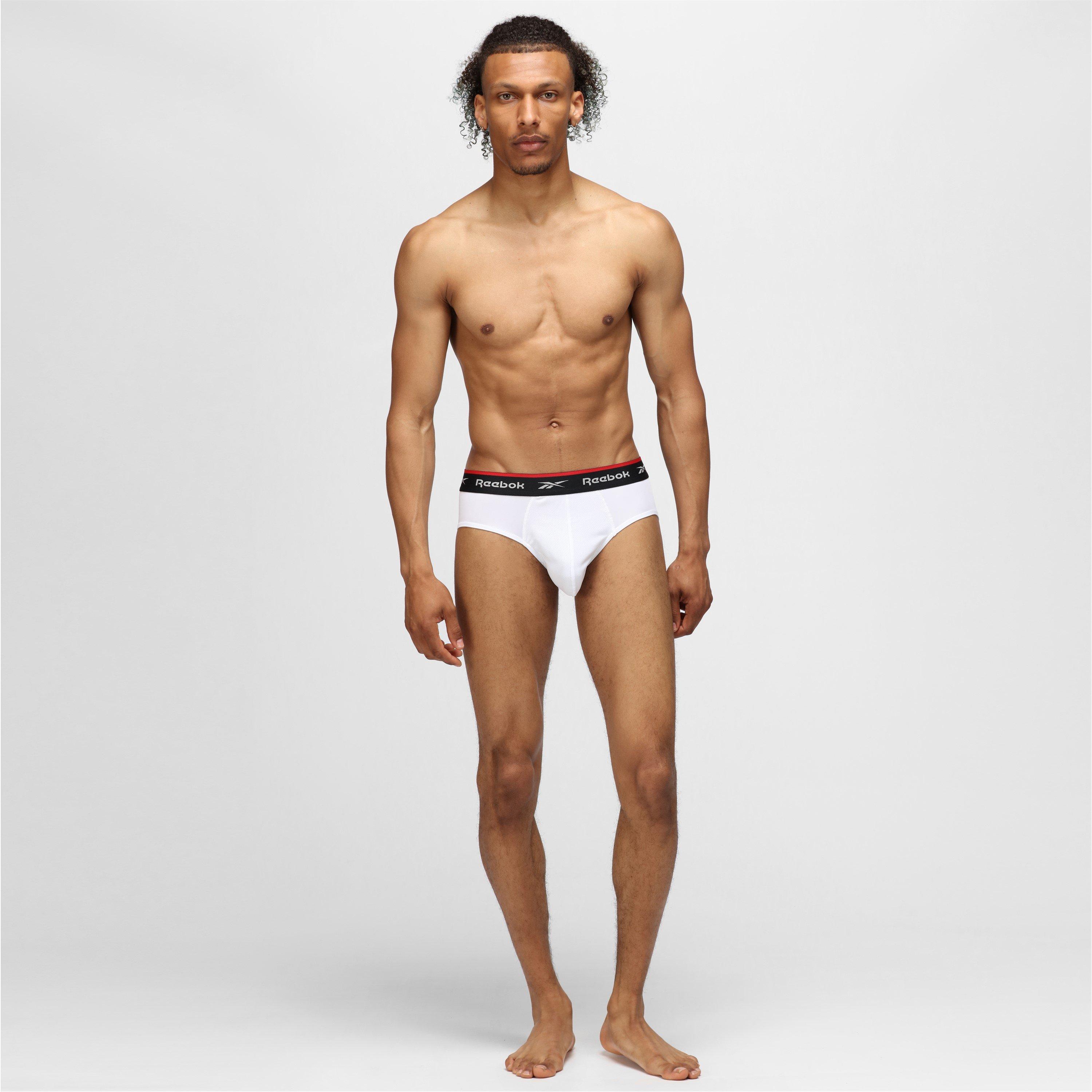 Reebok 3 Pack Wiggins Briefs Mens