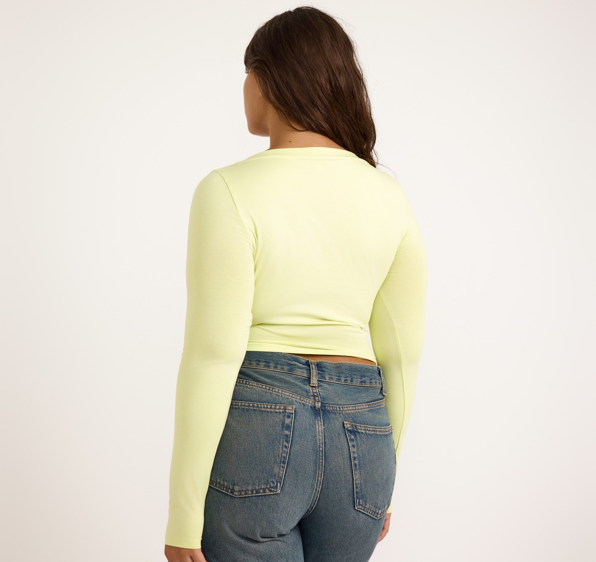 TENCEL™ MODAL<br>Everyday Scoop Neck Long Sleeve Tee