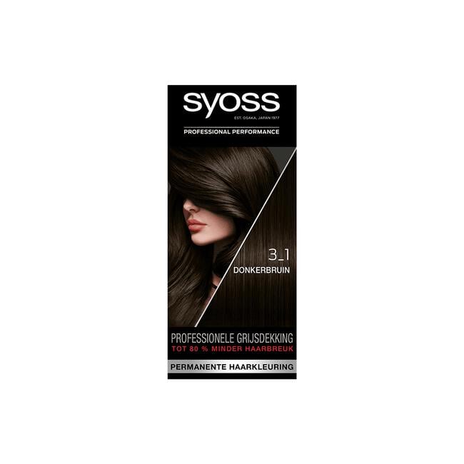 Syoss Color 3-1 Donkerbruin/Châtain Foncé