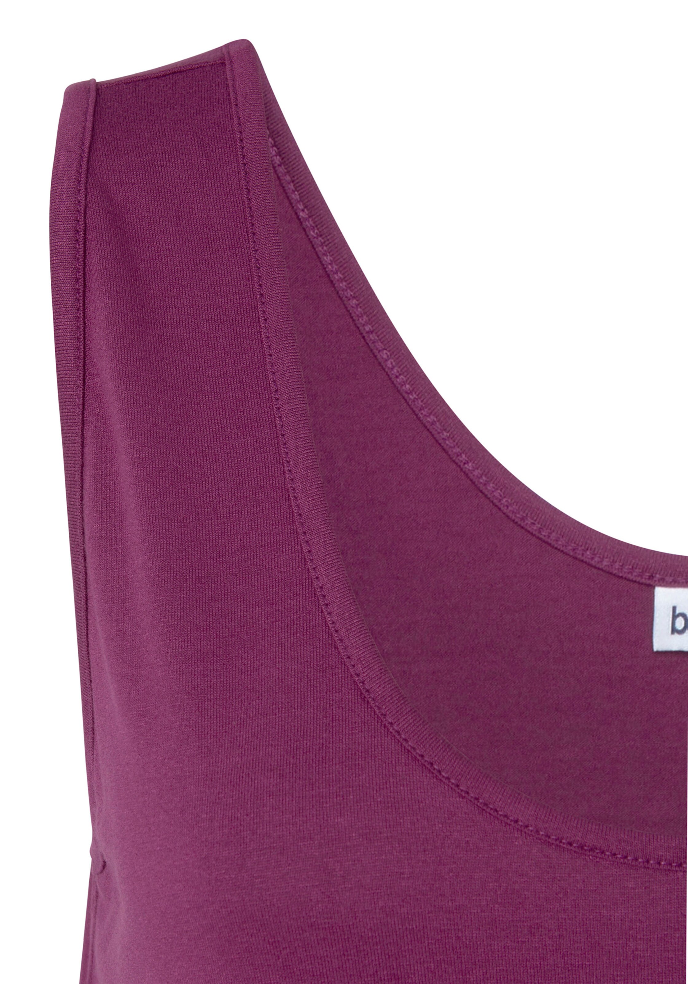 Beachtime Tanktop in lila+weiß