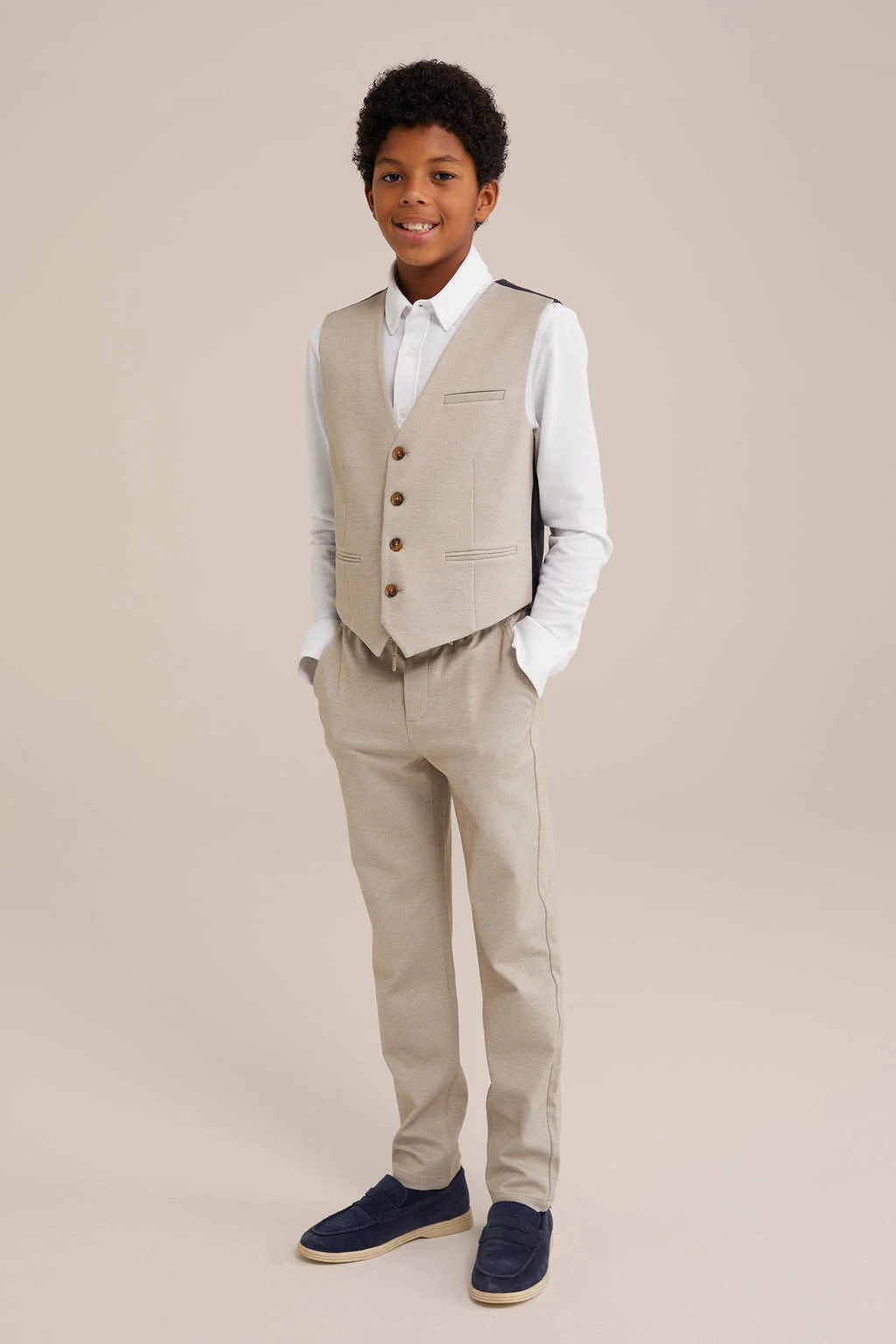 WE Fashion gilet beige