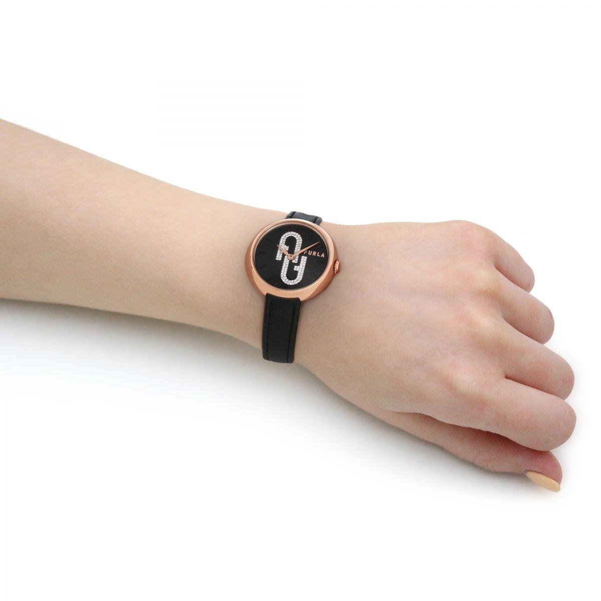 Furla Ladies Furla Bubble Black Watch WW00005008L3