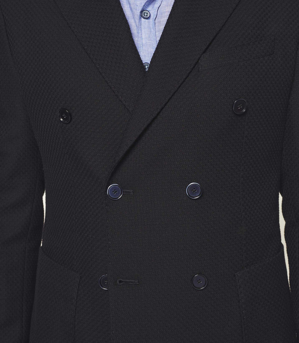 Veste croisée marine 