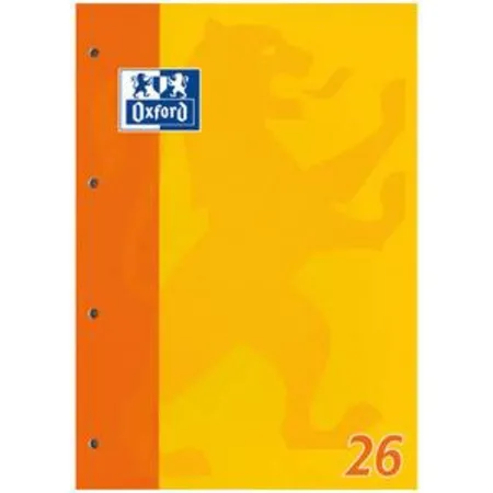 Oxford Schulblock,90 g/qm, A4, 5mm kariert/Rand, 50 Bl., Optik Paper®