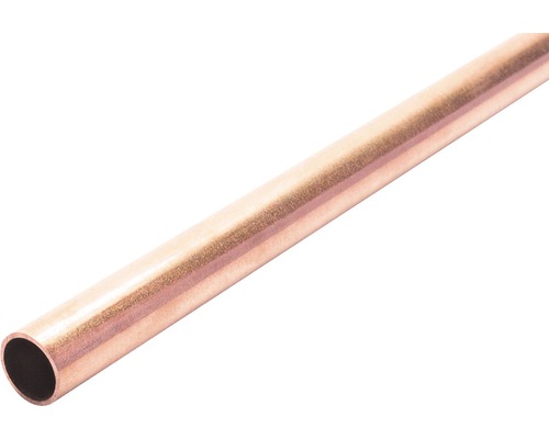 Halfharde koperen buis, buitendiameter: 3,1 mm, binnendiameter: 2,1 mm, lengte: 1000 mm