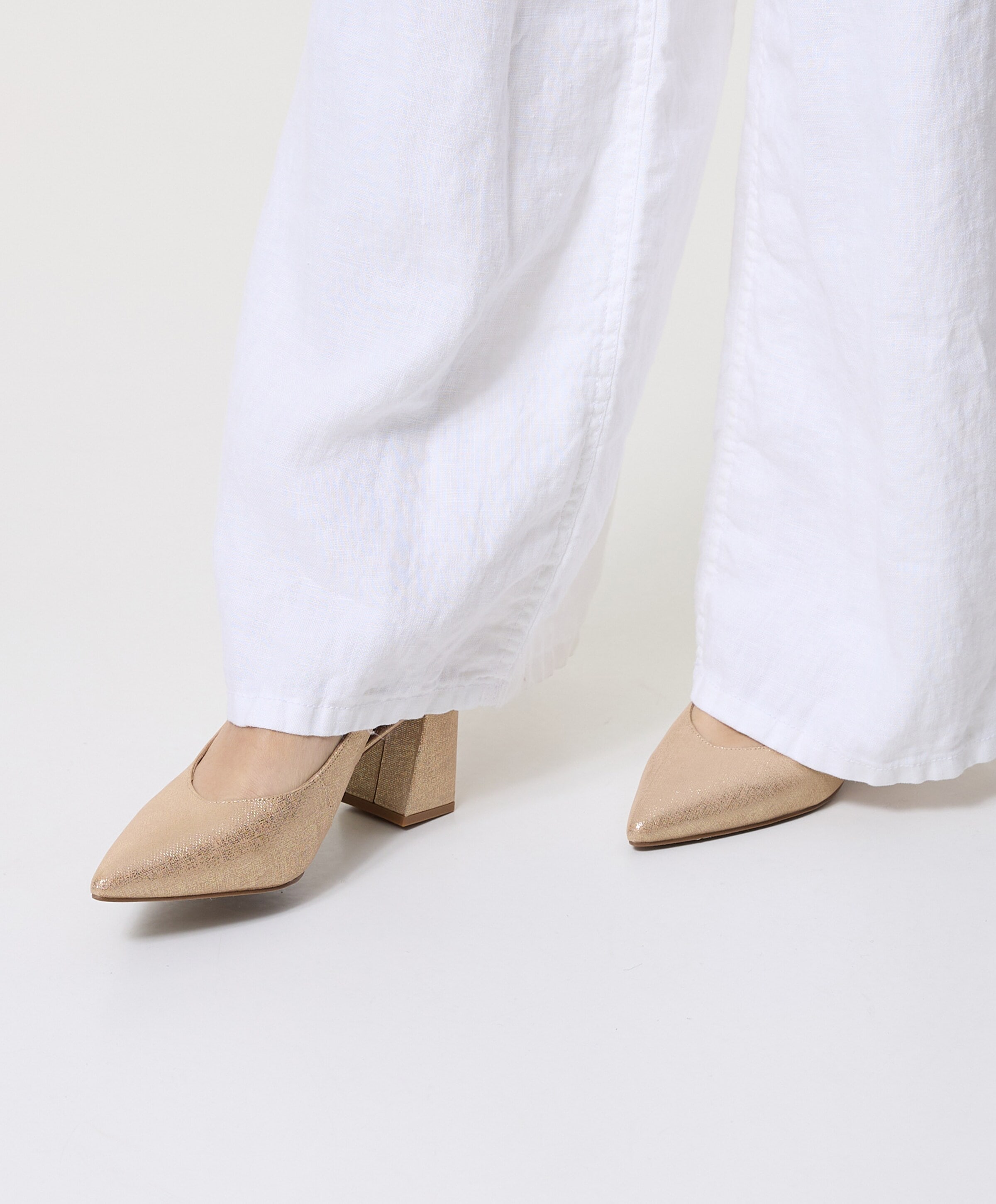 Di Lauro  Alfonsa dames slingbacks goud