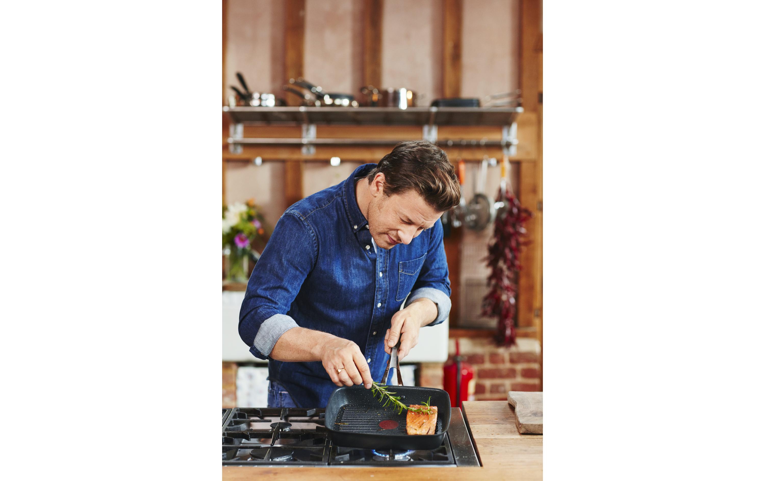 Grillpfanne Jamie Oliver Classics 23 x 27 cmGrill- & Bratpfanne aus Gusseisen