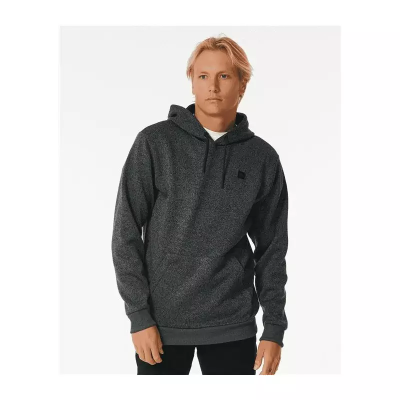Sweat RIPCURL Anti Series Crescent Hood Black Marled