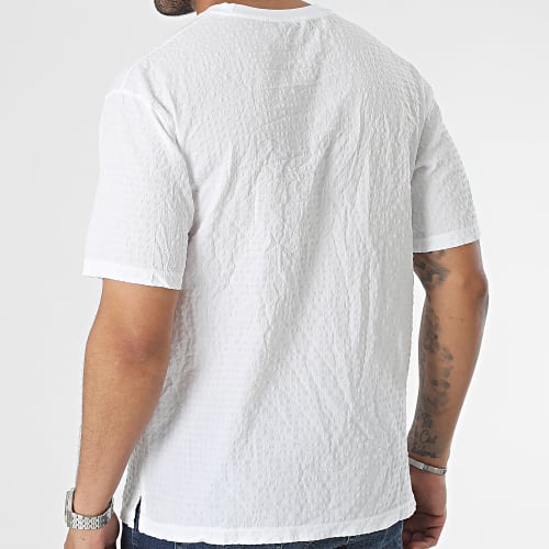 Tee Shirt Poche Blanc