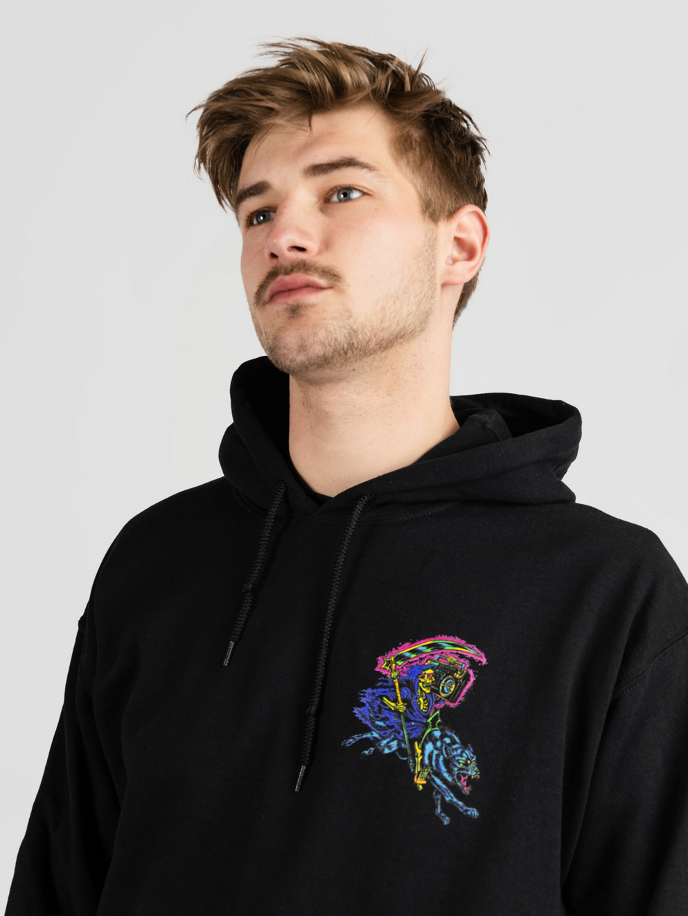 A.LAB Demented Reaper Hoodie black