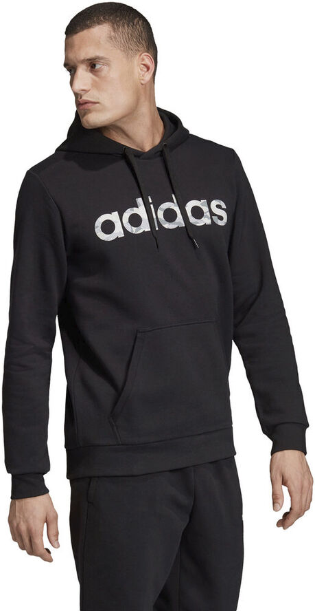adidas Camo Linear Hættetrøje Sort