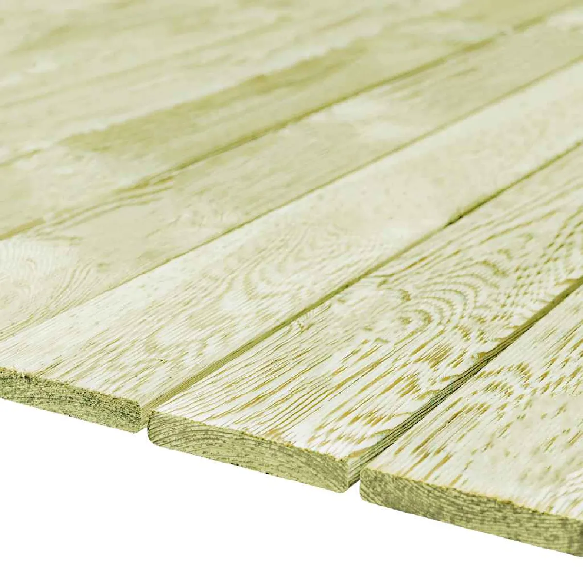 vidaXL Lames de terrasse 12 pcs - Pin imprégné