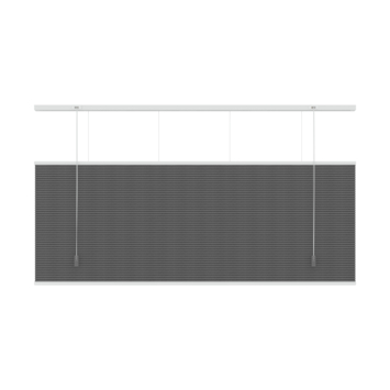 KARWEI dubbel plisségordijn lichtdoorlatend antraciet (kleurnr. 6003) 200x220 cm (bxh)
