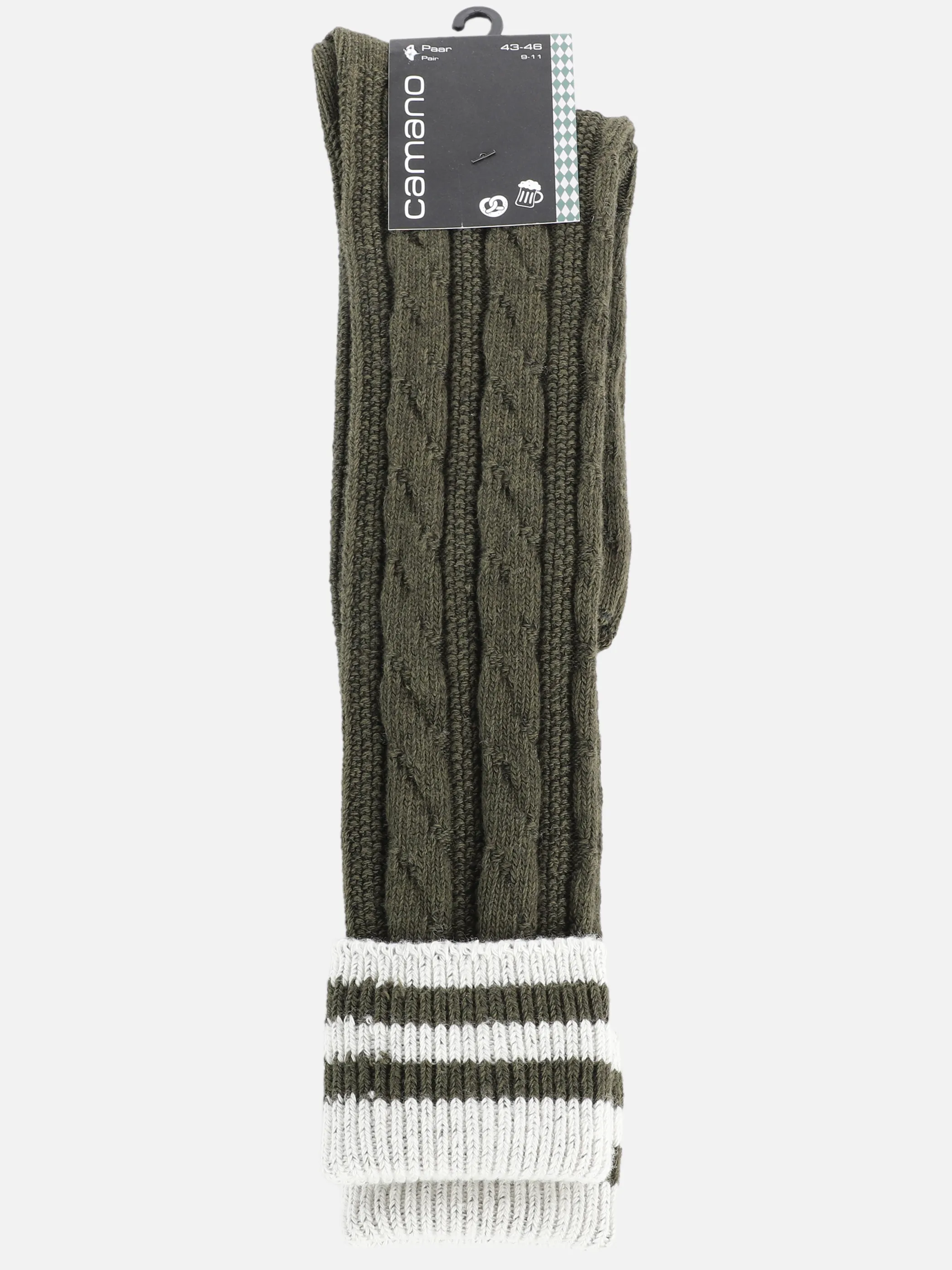 Unisex Wiesnstrümpfe mit Umschlag