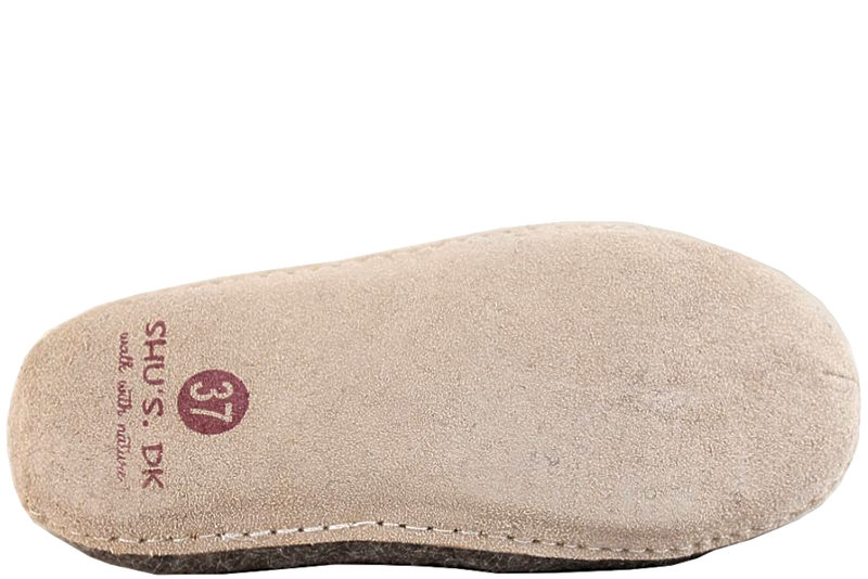SHU´S SHOE BROWN HJEMMESKO HJEMMESKO I BRUNT ULD