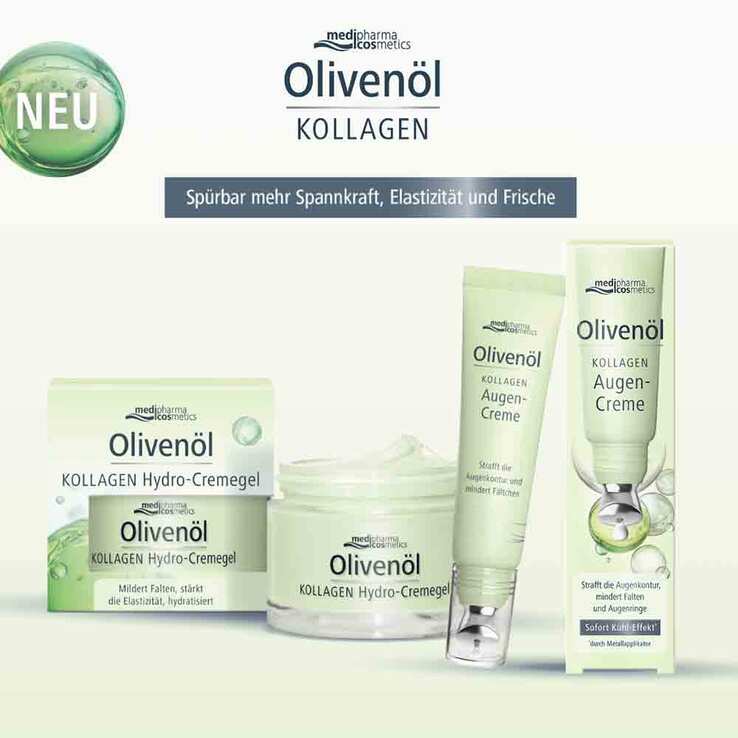 Olivenöl Kollagen Augencreme, 15 ml