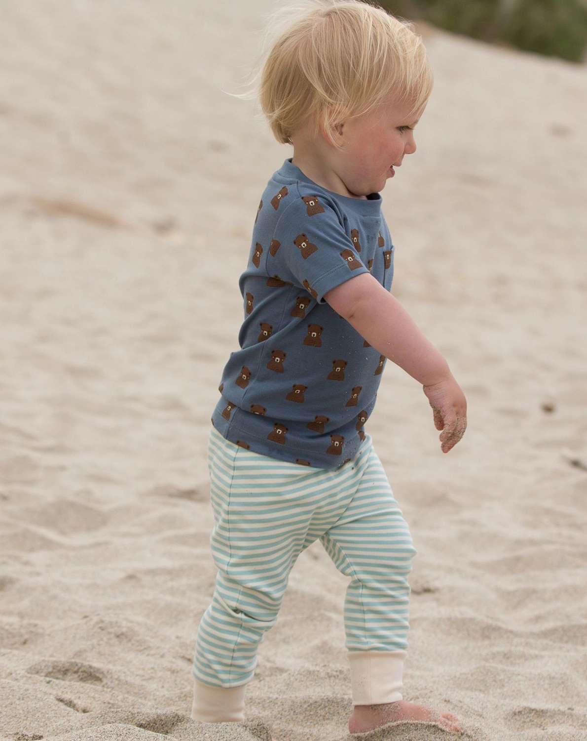 T-Shirt LITTLE BEARS 2-teilig in blau