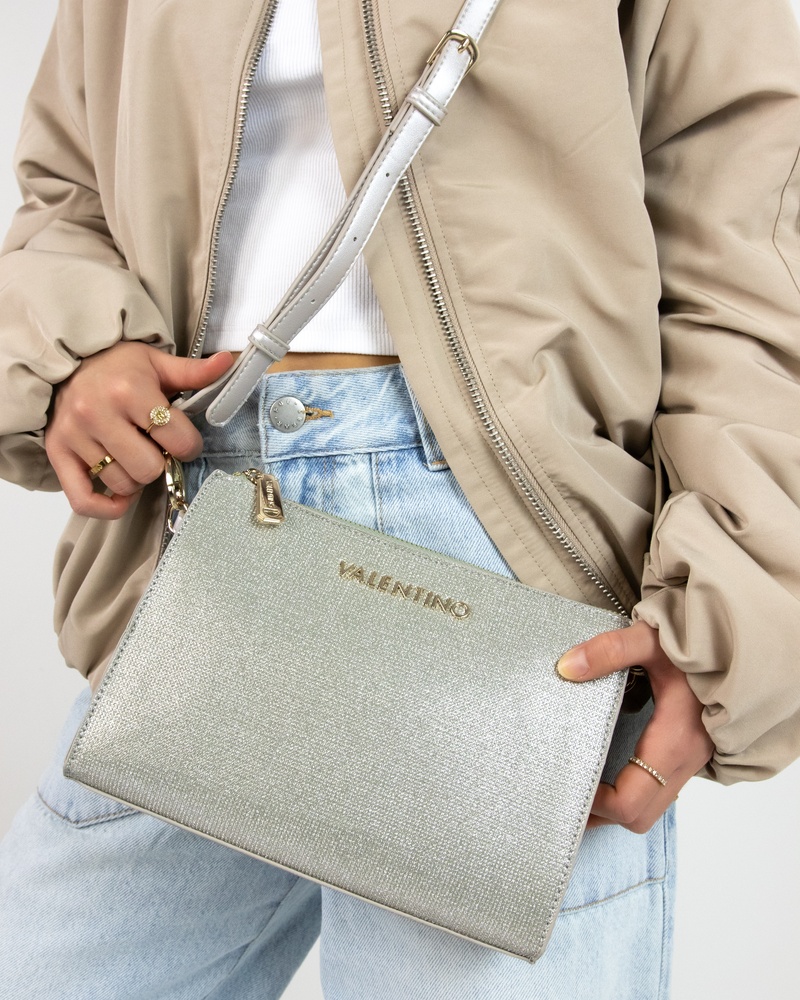 Valentino Chiaia Pochette Schoudertas  - zilver