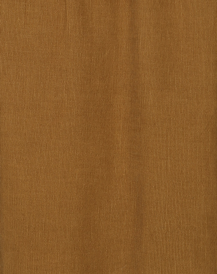 Langarmkleid PURE – BABYCORD in golden brown