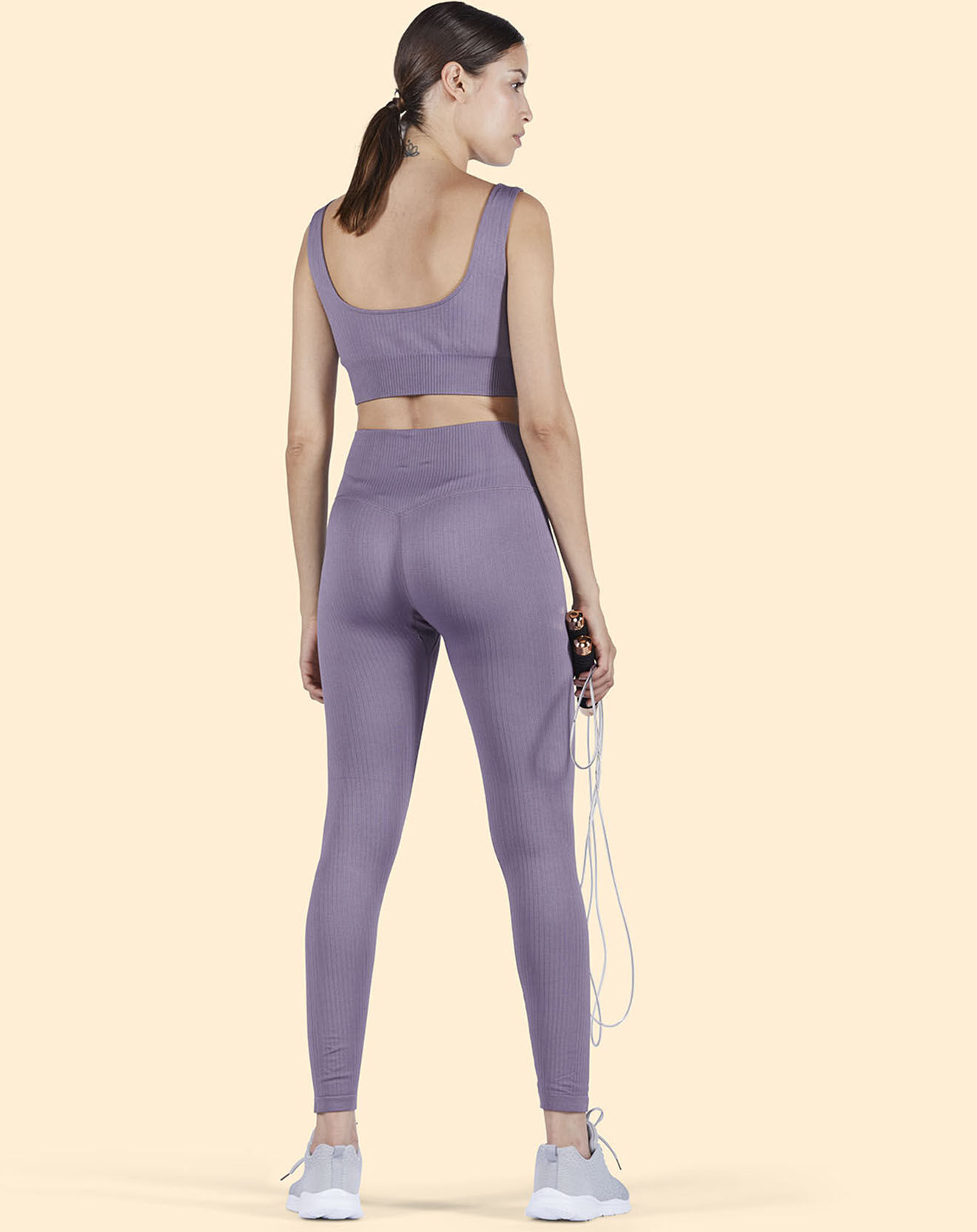 Onamaste Brassière de sport Maintien léger mauve