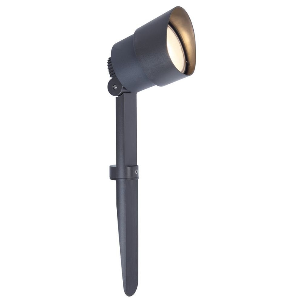 LED grondpenlamp Explorer van spuitgietaluminium in antraciet