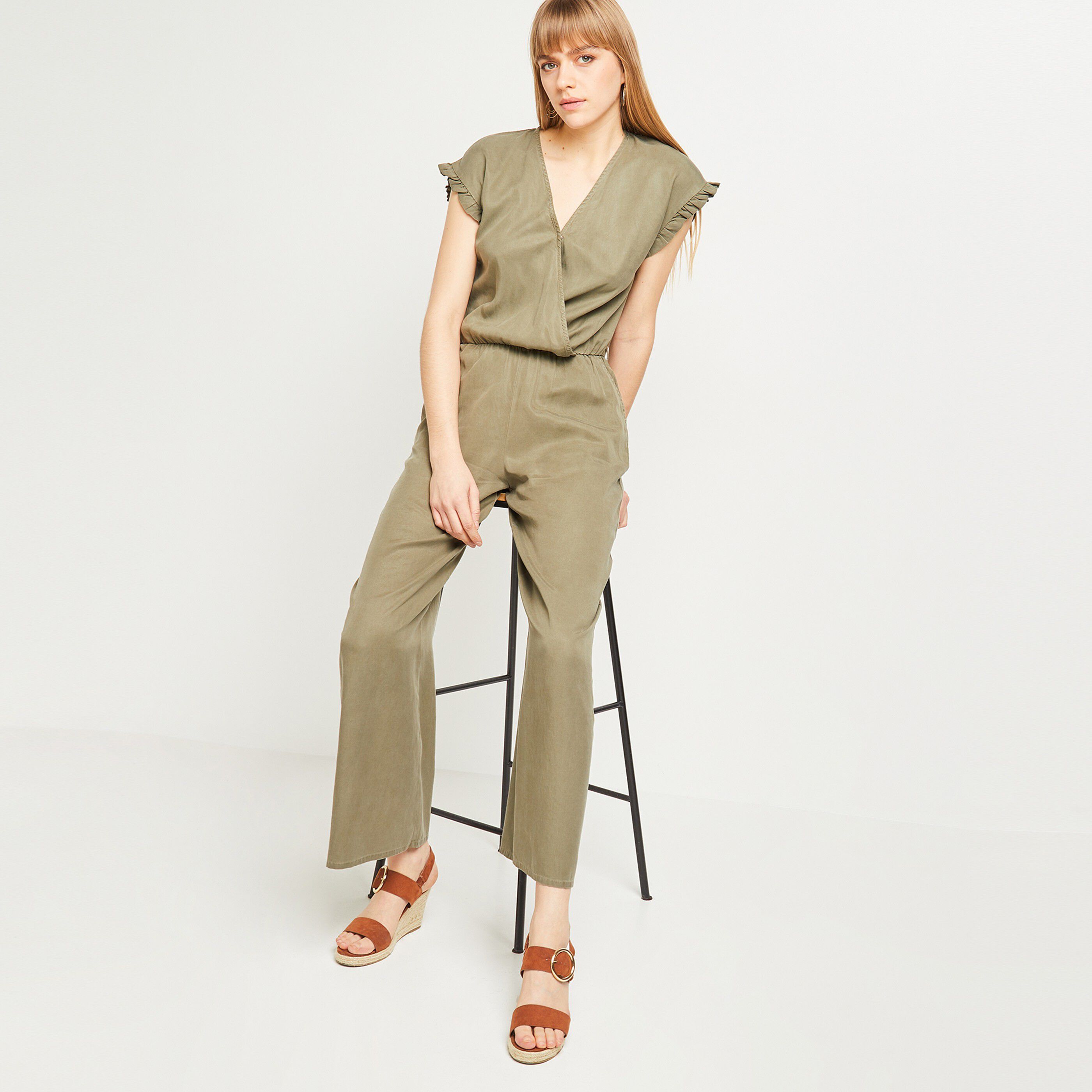 Combinaison longue femme - KAKI