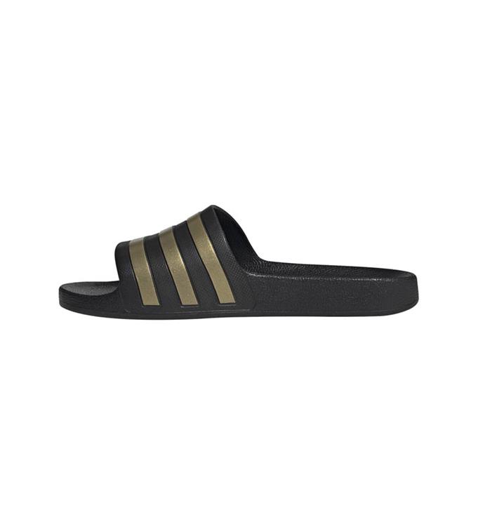 ADILETTE AQUA cblack/goldmt/cblack